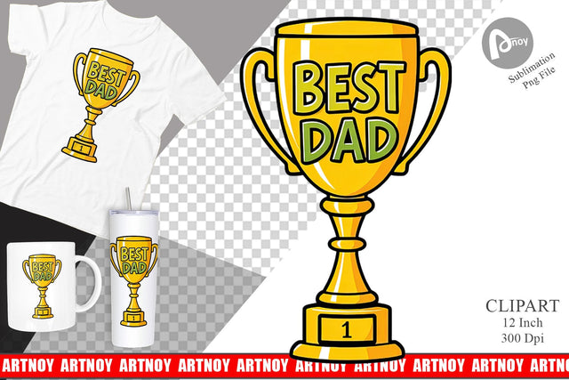 Trophy Clipart Sublimation artnoy 