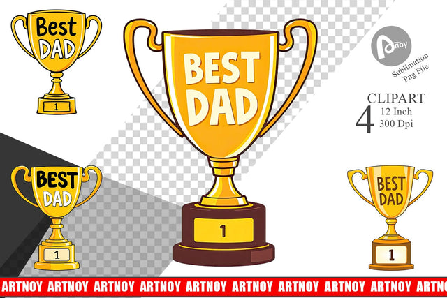 Trophy Clipart Sublimation artnoy 