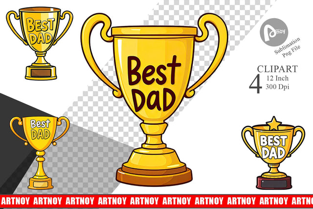 Trophy Clipart Sublimation artnoy 