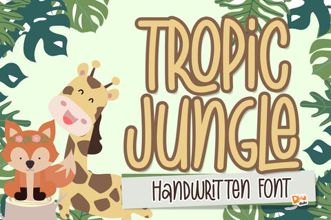 Tropic Jungle Font Font Dm Letter Studio 