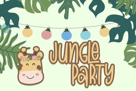Tropic Jungle Font Font Dm Letter Studio 