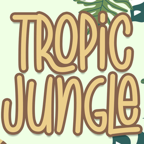 Tropic Jungle Font Font Dm Letter Studio 