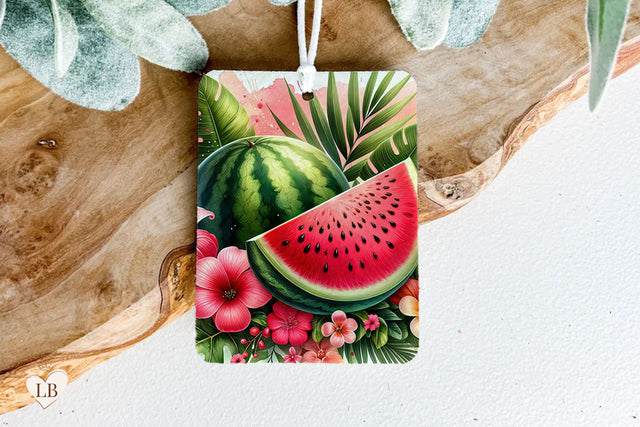 Tropical Air Freshener, Car Freshie Sublimation PNG Sublimation BijouBay 