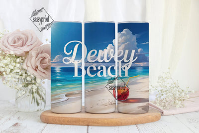 Tropical Beach Cocktail 20oz Tumbler Sublimation sassyprint 
