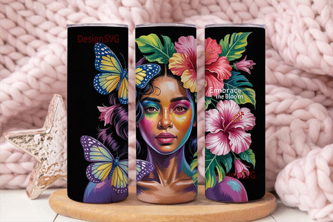Tropical Beauty 20oz Tumbler Design Sublimation DesignSVG 