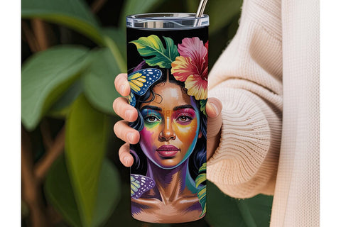 Tropical Beauty 20oz Tumbler Design Sublimation DesignSVG 