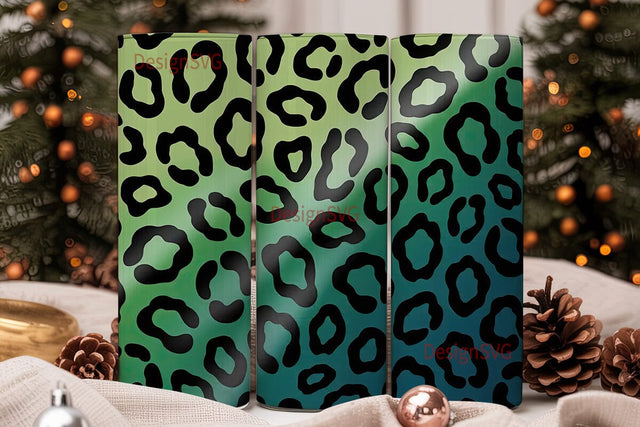 Tropical Cheetah 20oz Tumbler Wrap Sublimation DesignSVG 
