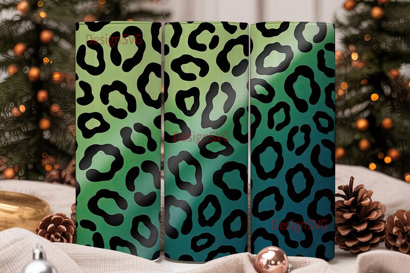 Tropical Cheetah 20oz Tumbler Wrap Sublimation DesignSVG 