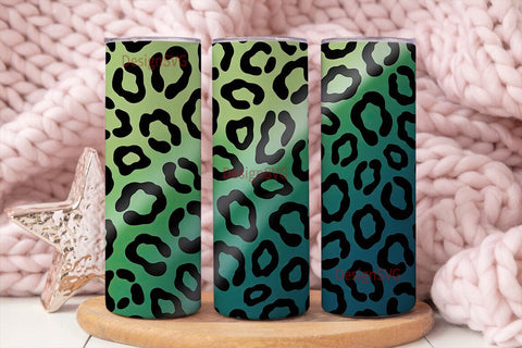 Tropical Cheetah 20oz Tumbler Wrap Sublimation DesignSVG 