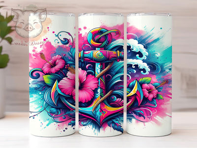 Tropical Cheetah Floral Summer Tumbler, Hibiscus Flower Tumbler PNG, Summer Wave Sublimation, 20oz Skinny Tumbler Design, Cheetah Print Tumbler Wrap, Floral Beach Tumbler PNG Sublimation Lara' s Designs 