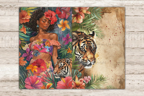 Tropical Ephemera | Junk Journal Paper Bundle SVG GlamArtZhanna 