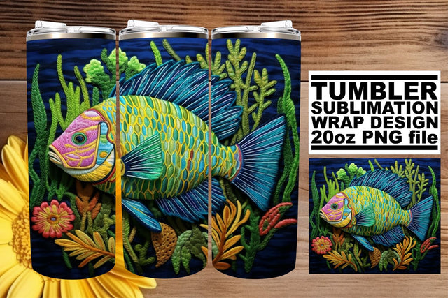 Tropical Escape Tumbler Wrap Design Sublimation afrosvg 