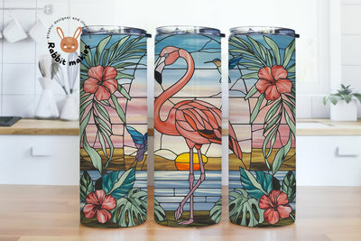 Tropical Flamingo Summer on the Beach Png, Summer Vacation Sublimation Design, Tropical Beach Scene Png, Retro Palm Tree Png Shirt Design Sublimation Rabbitmakies 