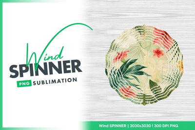 Tropical floral pattern with hibiscus flowers Sublimation Regulrcrative 