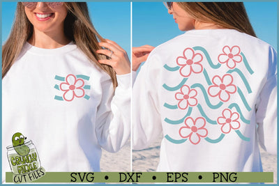 Tropical Flowers SVG File SVG Crunchy Pickle 