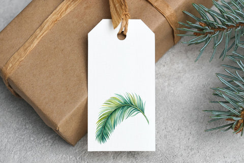 Tropical Leaves PNG, Watercolor Tropical Leaf Clipart Bundle, Greenery Clipart, Leaves Border, Foliage, Summer, Digital Download Sublimation FloridPrintables 