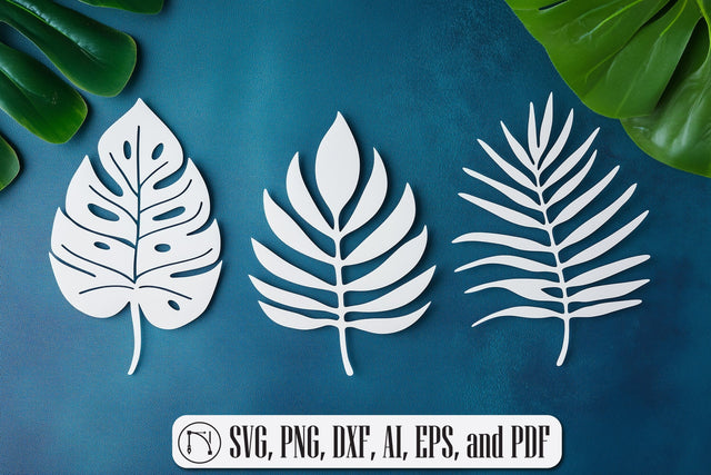 Tropical Leaves SVG Bundle SVG MD JOYNAL ABDIN 
