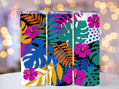 Tropical Monstera Plant Tumbler, Indoor Plants Wrap, Tropical Leaf Mug Design, Sublimation Wrap, Botanical Drinkware, Plant Lover Gift, Green Aesthetic Cup Sublimation SvggirlplusArt 