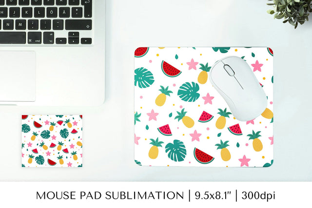 Tropical mouse pad sublimation design. Summer mousepad 04 Sublimation LaBelezoka 