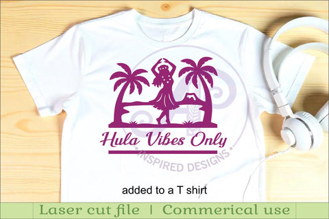 Tropical Name Sign SVG Hula Dancer Beach Luau Hawaiian SVG APInspireddesigns 