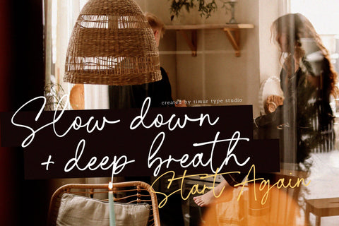 Tropical Paradise - Modern Handwriting Script Font Font Timur type 