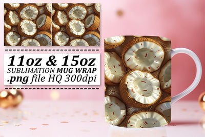 Tropical Paradise Mug Art: Sublimated Whimsy Sublimation afrosvg 