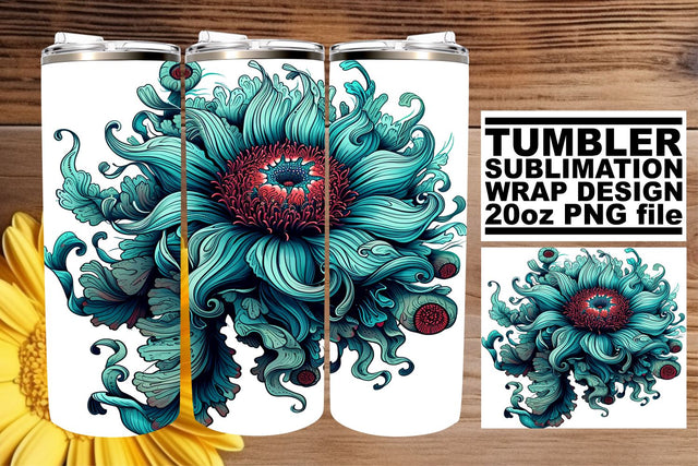 Tropical Paradise Tumbler Wrap, Sublimation Design, 20oz, Vibrant Sea Creatures, Coastal Watercolor Sublimation afrosvg 