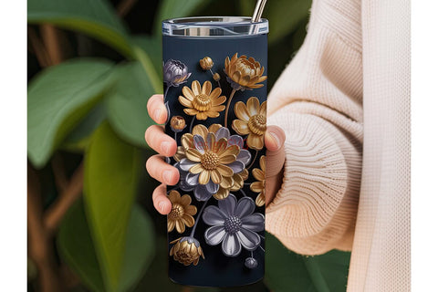 Tropical Sunset Tumbler Wrap Sublimation DesignSVG 