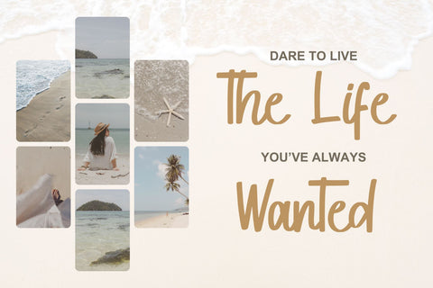 Tropical Tides - Handwritten Font Font Sakha Design Studio 