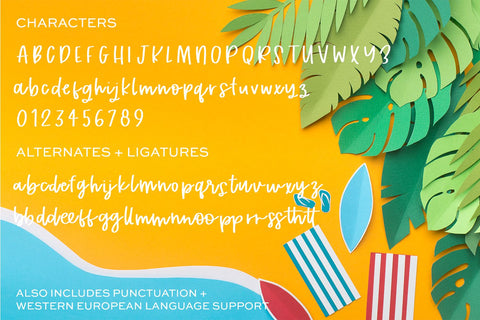 Tropical Trail Marker Font Font Beck McCormick 