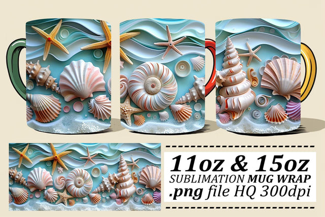 Tropical Tranquility Mug Sublimation Design Sublimation afrosvg 