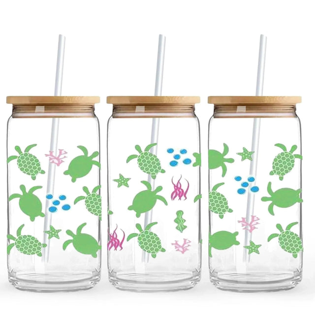 Tropical Turtles 9.7 x 4.3 UV Wrap (Cup NOT Included) Physical DIY Craft Warehouse 