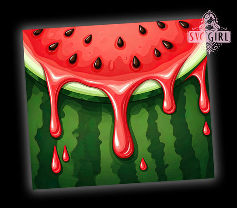 Tropical Watermelon Summer 20oz Tumbler, Summer Tumbler Design, 20oz Sublimation Wrap, Summer Drinkware, Cute Watermelon Gift, Fruit Theme Tumbler, Tropical Vibes Tumbler Sublimation SvggirlplusArt 