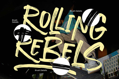 Troughline - Freestyle Brush Font Font Arterfak Project 