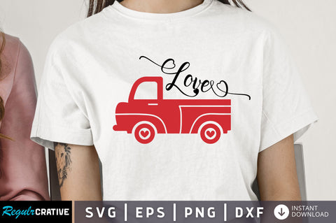 Truck Love SVG design SVG Regulrcrative 