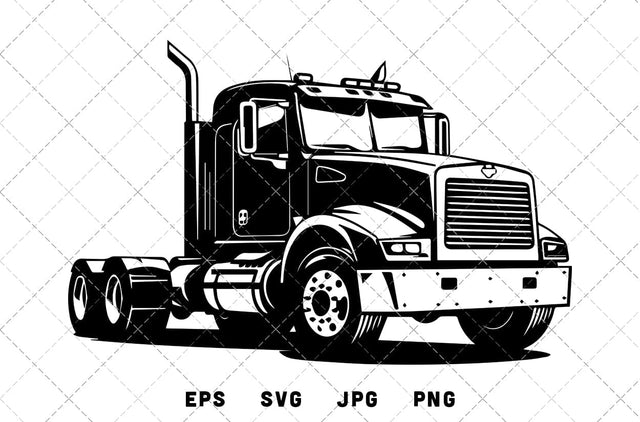 Truck Vector Graphics - JPG, SVG, PNG, EPS - Digital Download with Commercial License for Cricut, Silhouette, Scan N Cut Crafting SVG Loveleen Kaur 