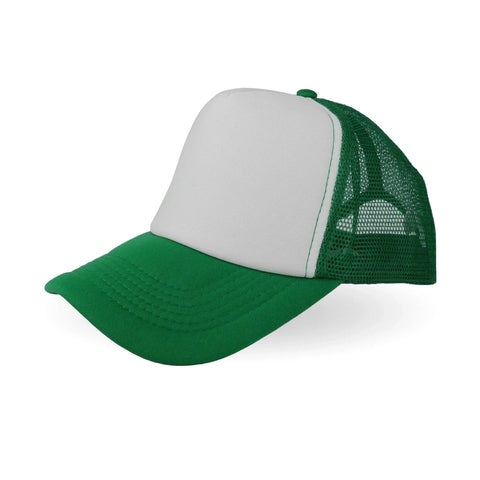 Trucker Hat - Green & White (One Size Fits All) Physical DIY Craft Warehouse 