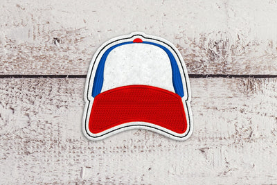 Trucker Hat ITH Feltie Applique Embroidery Embroidery/Applique DESIGNS Designed by Geeks 