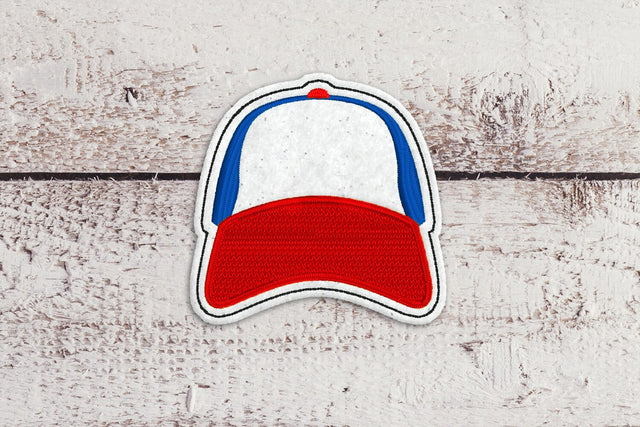 Trucker Hat ITH Feltie Applique Embroidery Embroidery/Applique DESIGNS Designed by Geeks 