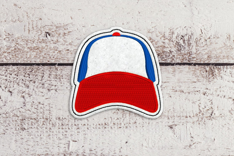 Trucker Hat ITH Feltie Applique Embroidery Embroidery/Applique DESIGNS Designed by Geeks 