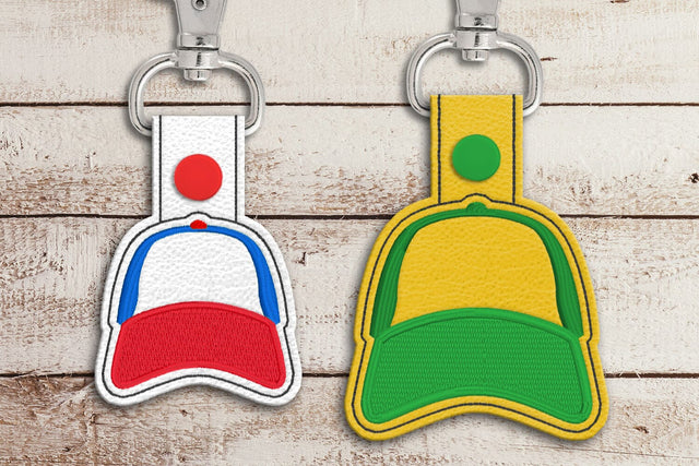Trucker Hat Key Fob ITH Applique Embroidery Embroidery/Applique DESIGNS Designed by Geeks 