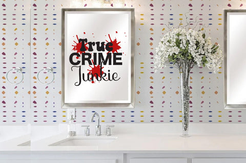 True crime junkie PNG, digital download, True crime mom sublimation transfer, Crime show PNG file Sublimation Jagonath Roy 