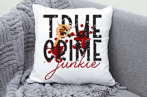True crime junkie PNG, Halloween digital download, True crime sublimation transfer, Crime show PNG file Sublimation Jagonath Roy 