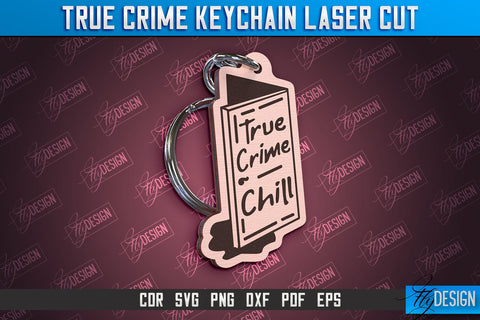 True Crime Keychain Bundle | Criminal Show | Detective | CNC File SVG Fly Design 