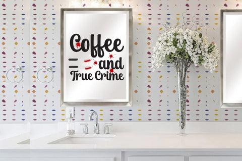 True Crime Sublimation | Coffee & True Crime Sublimation | Halloween sublimation | Downloadable Files Sublimation Jagonath Roy 
