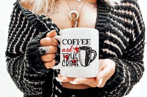 True Crime Sublimation | Coffee & True Crime Sublimation | Halloween sublimation | Downloadable Files Sublimation Jagonath Roy 