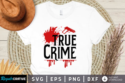 True crime svg design SVG Regulrcrative 