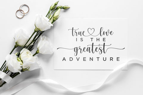 True Love is the Greatest Adventure - Wedding SVG SVG CraftLabSVG 