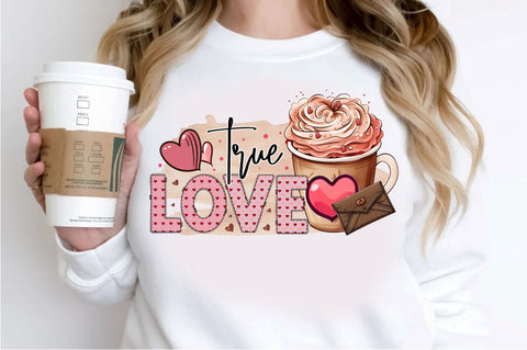 True love PNG Design Sublimation Regulrcrative 