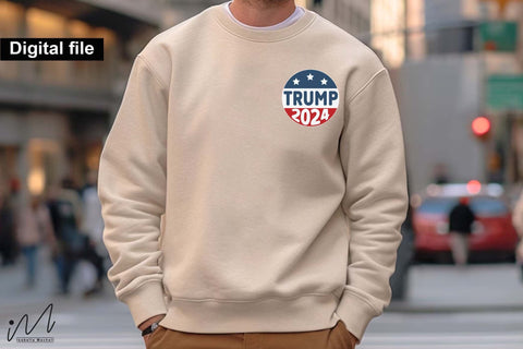 Trump 2024 round sign svg, Trump t-shirt, Trump and flag, Trump president, Trump cut files,Trump again svg, USA Flag svg, Donald trump svg,Trump cut files,Trump Cricut SVG Isabella Machell 